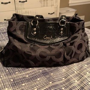 Black Coach shoulder bag